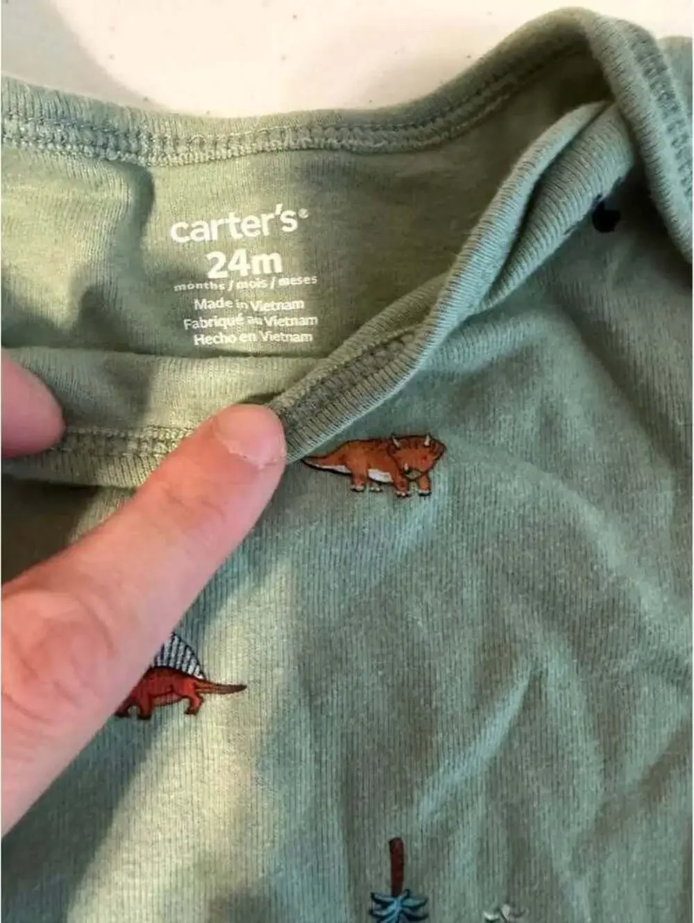 Carter's 24M Dinosaur Bodysuits